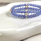 Precious High Quality Double Layer Tanzanite Bracelet