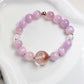 High Quality Rabbit hair Rutilated Kunzite Bracelet