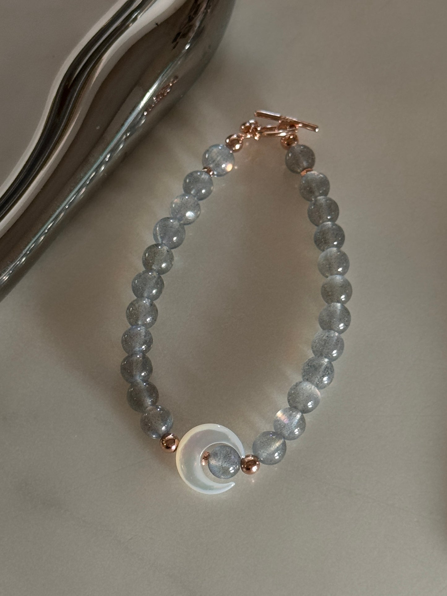 New Moon Labradorite Bracelet