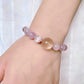 High Quality Rabbit hair Rutilated Kunzite Bracelet