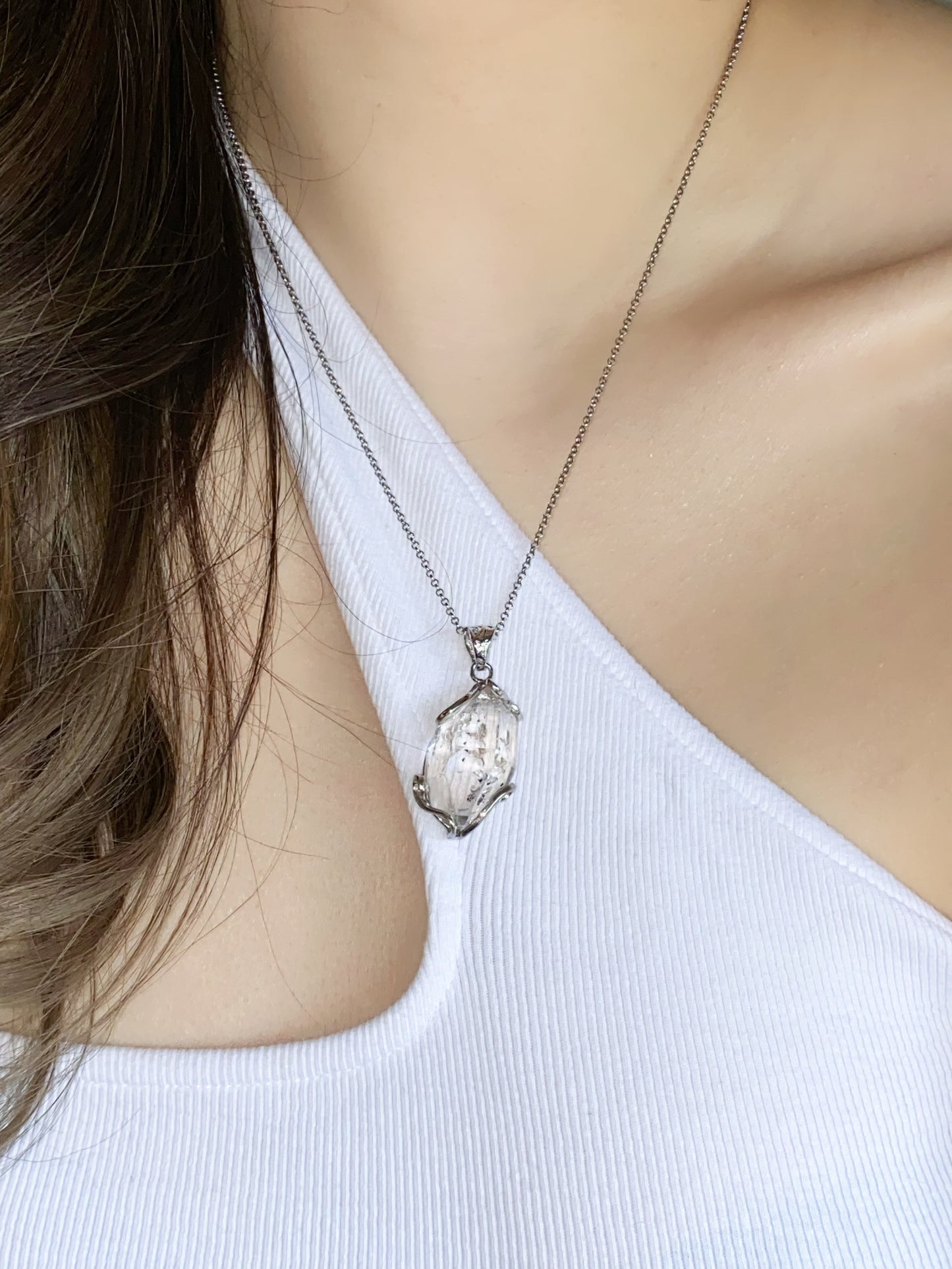 Handcrafted Herkimer Diamond Necklace