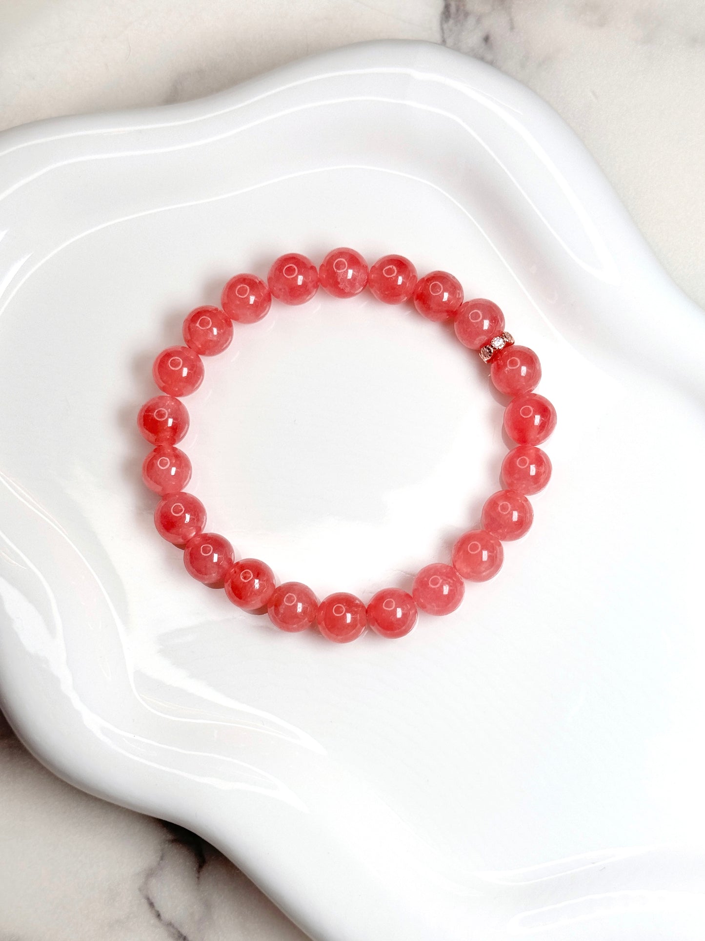 Rhodochrosite Bracelace