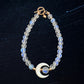 New Moon Moonstone Bracelet