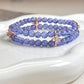 Precious High Quality Double Layer Tanzanite Bracelet