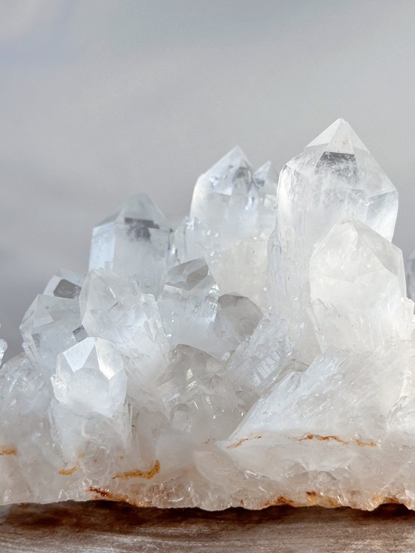 High Quality Clear Quartz Cluster