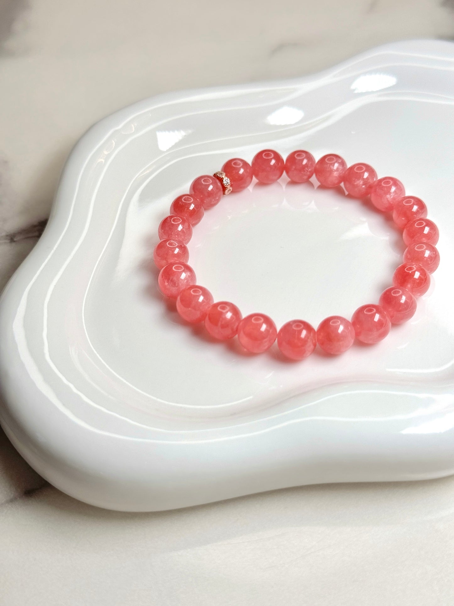 Rhodochrosite Bracelace