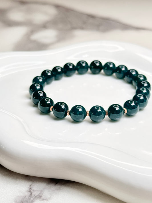 Bluewater Kind of Jadeite Beaded Bracelet