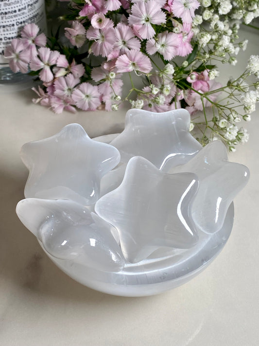 Selenite Bowl Set