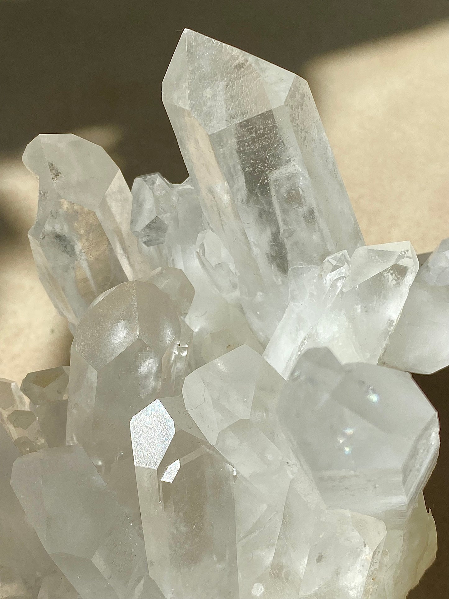 High Quality Clear Quartz Cluster