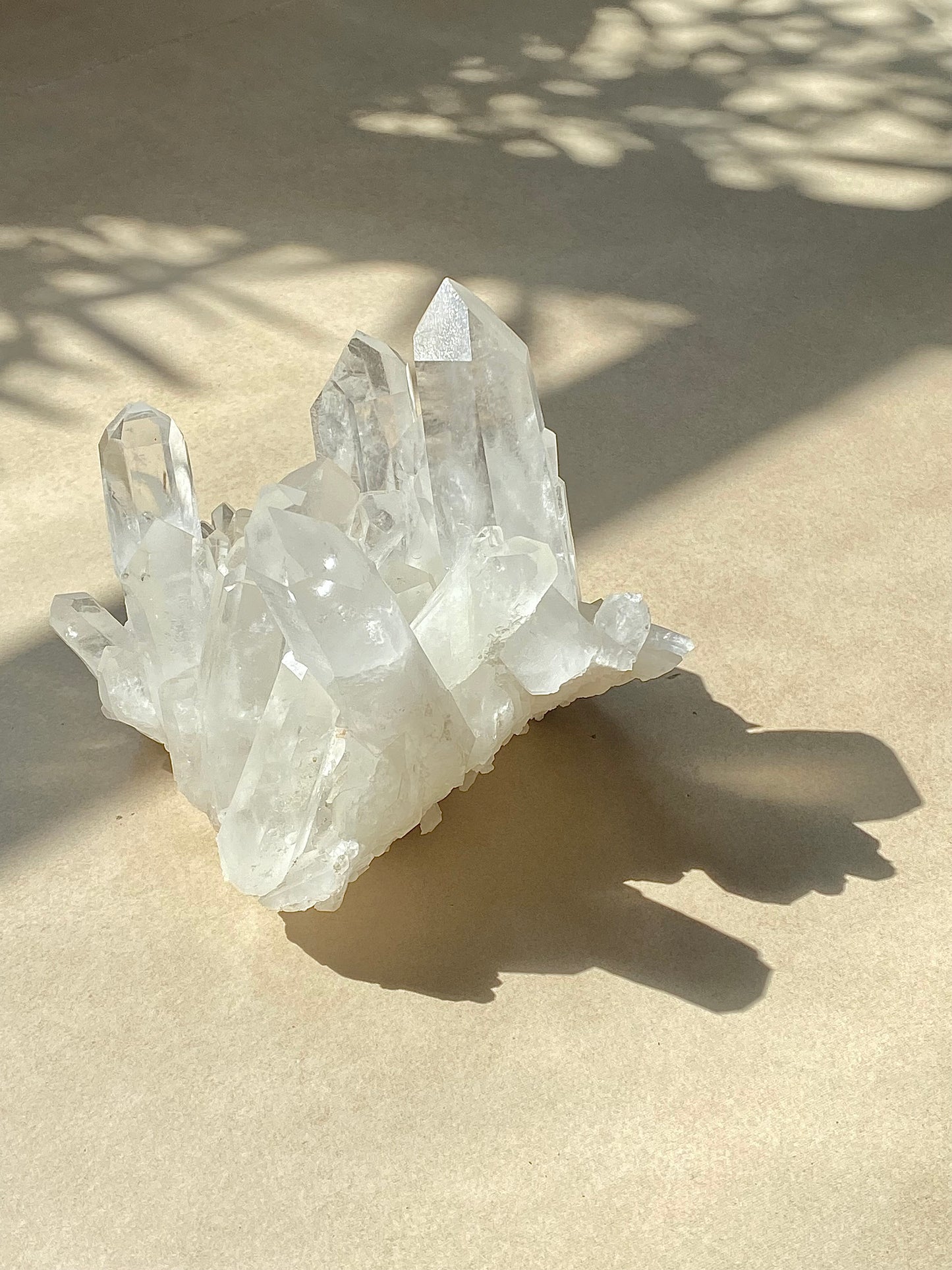 High Quality Clear Quartz Cluster