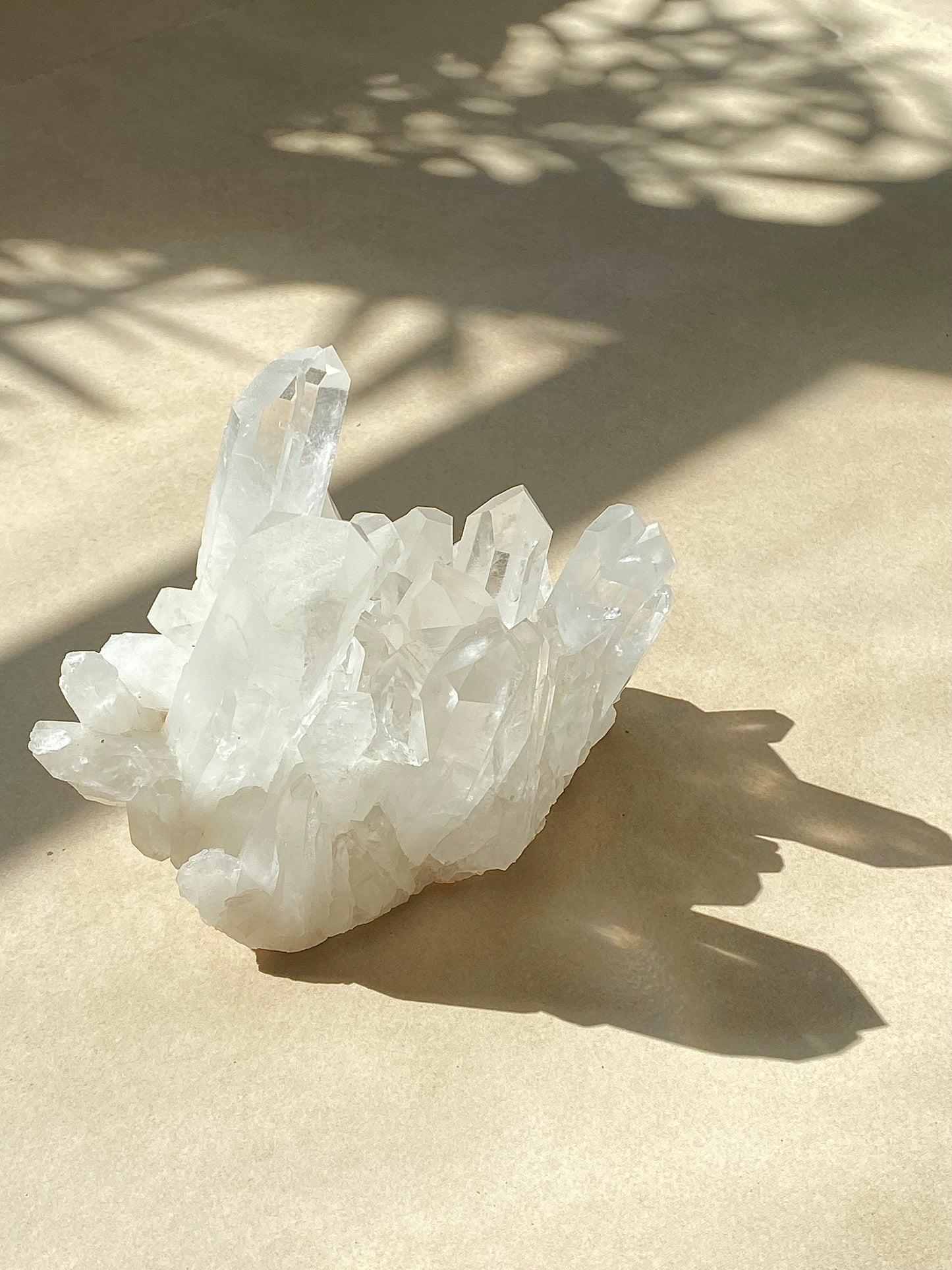 High Quality Clear Quartz Cluster