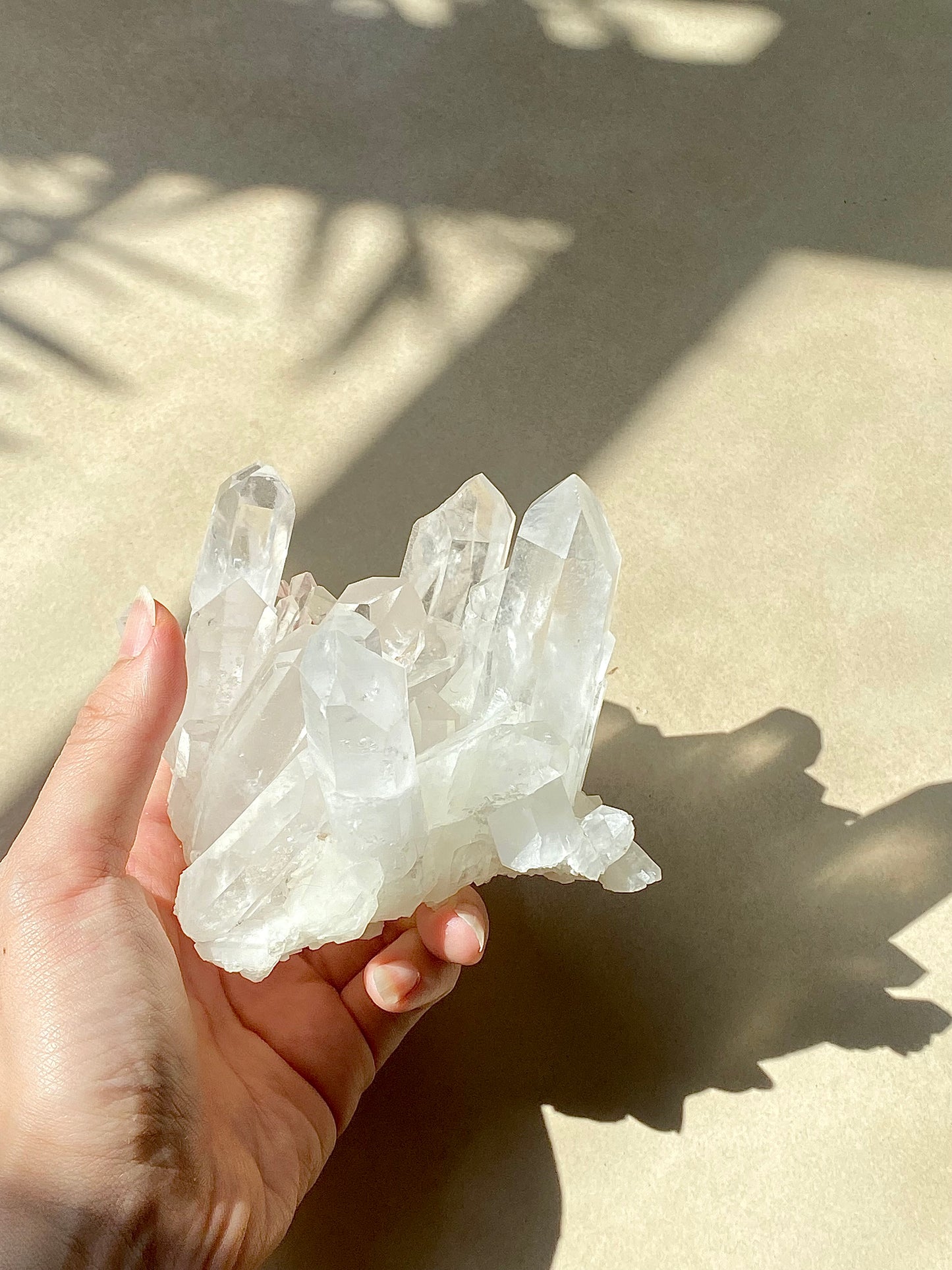 High Quality Clear Quartz Cluster