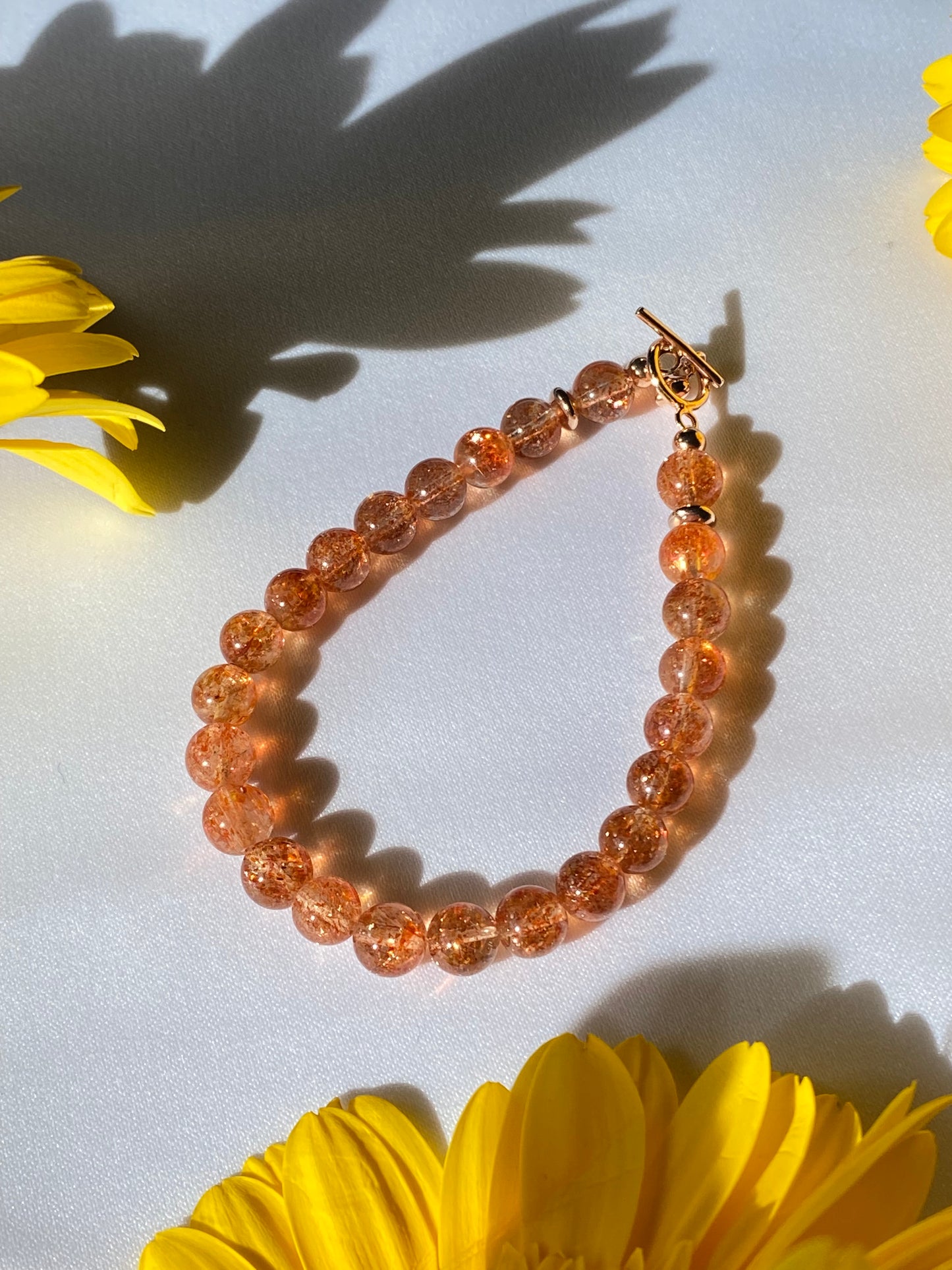 Collectible Oligoclase Sunstone Bracelet