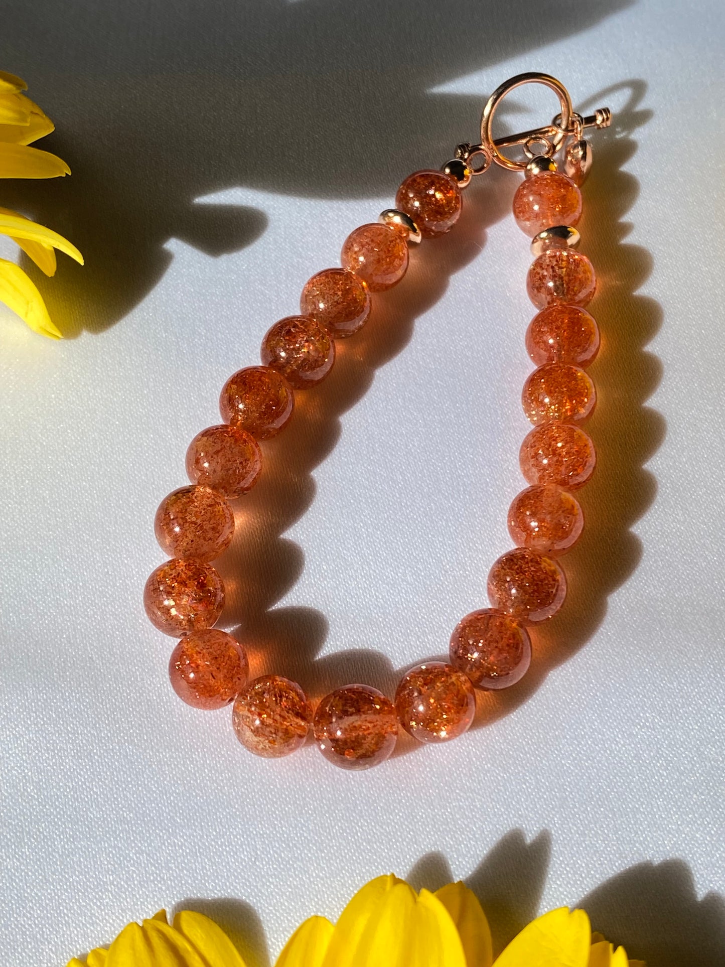 Collectible Oligoclase Sunstone Bracelet