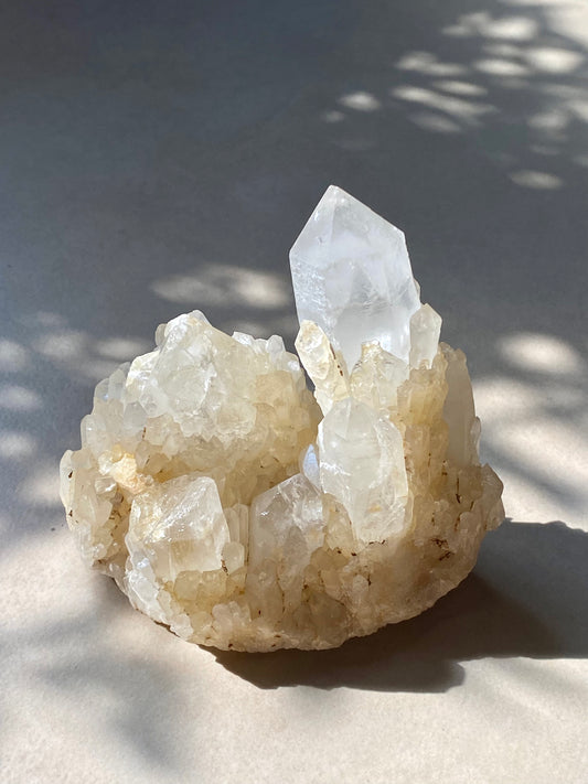 Sprouting Quartz Cluster