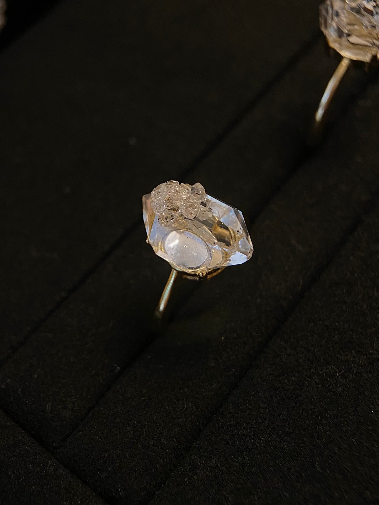 Herkimer Diamond Ring