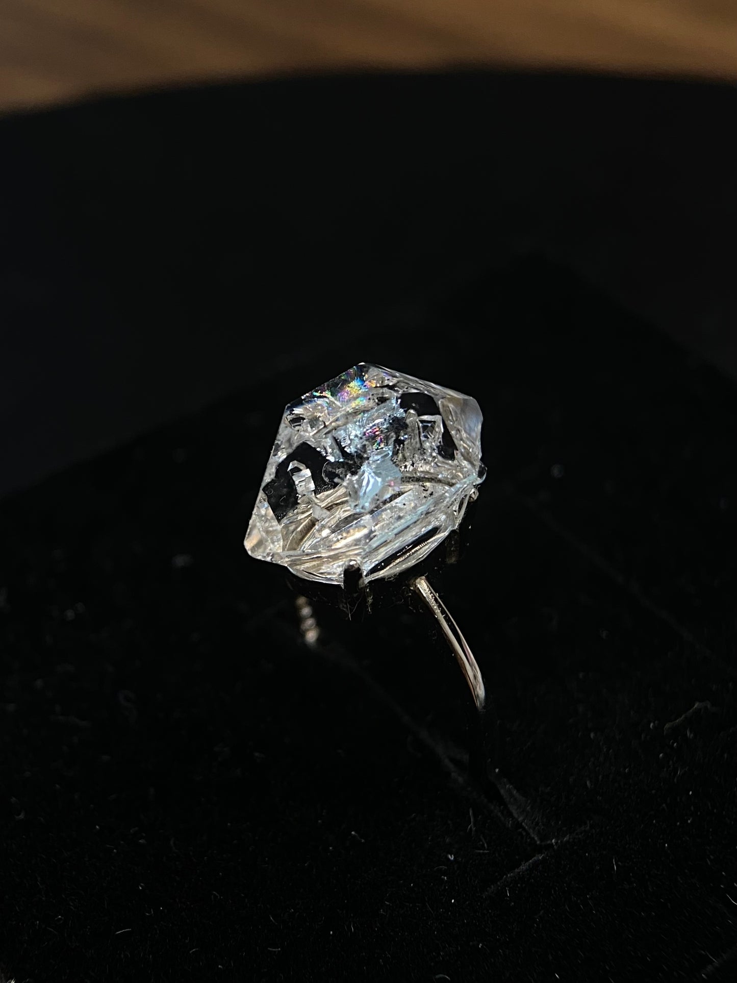 Herkimer Diamond Ring