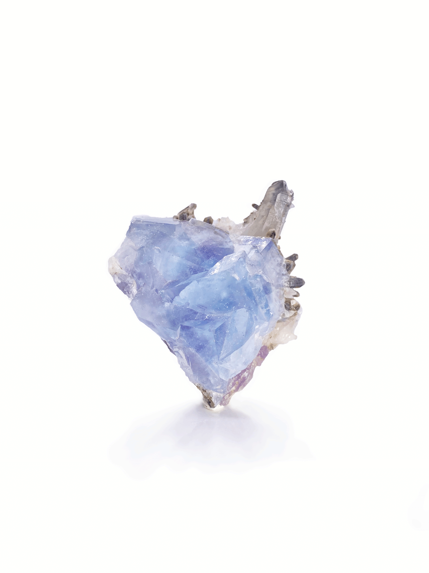 Heart Shape Blue Fluorite