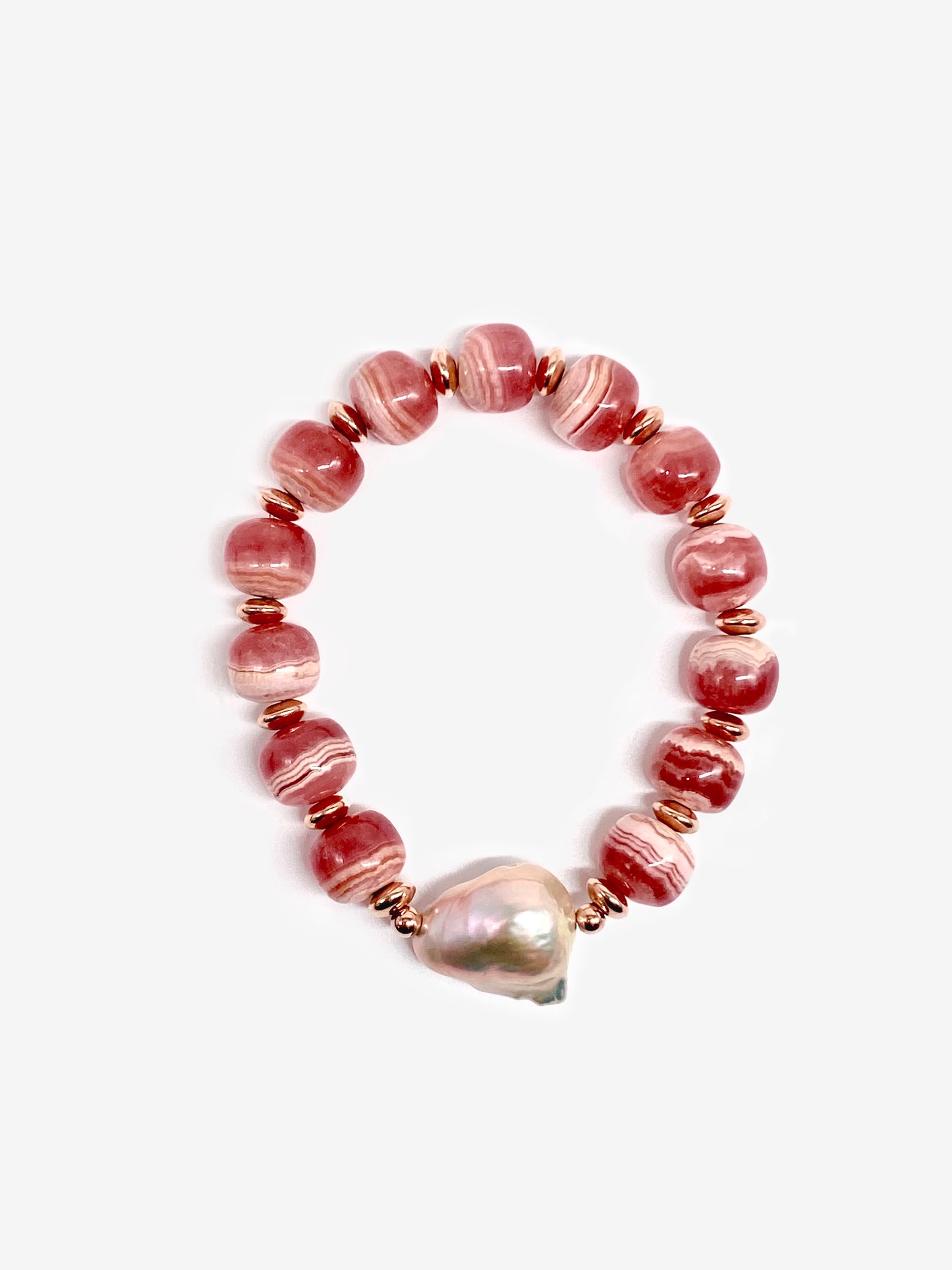 Rhodochrosite Bracelace