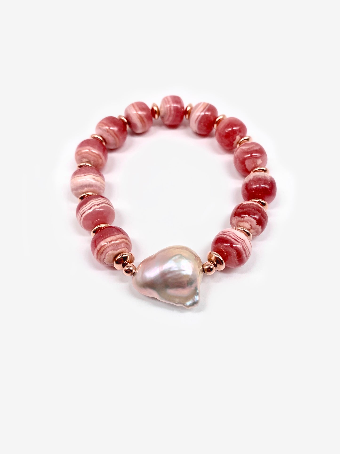 Rhodochrosite Bracelace