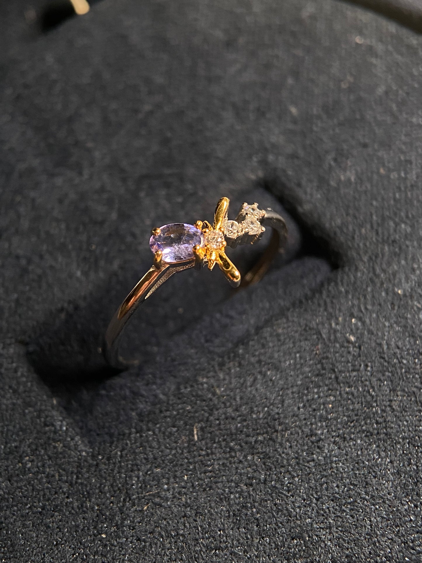 Bow Tanzanite Ring